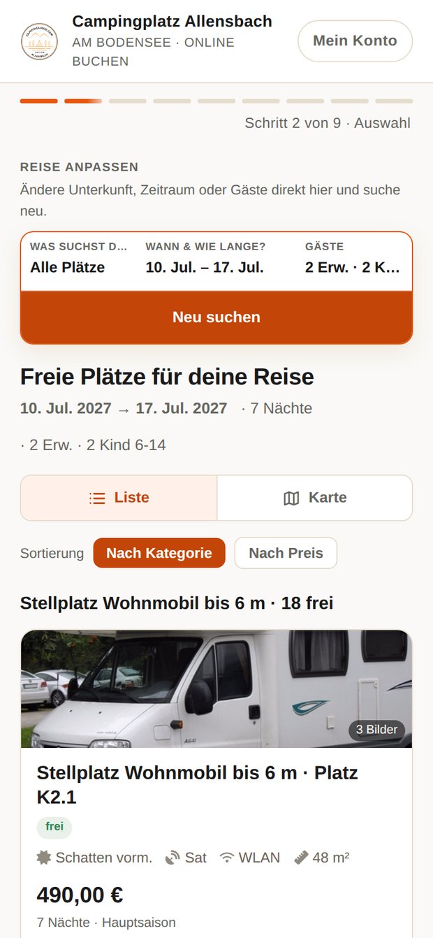 Suche auf dem Telefon