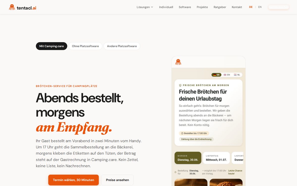 Produktseite Brötchen-Service
